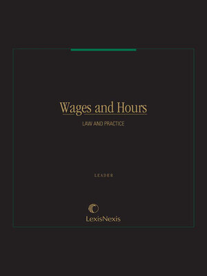 cover image of Wages and Hours